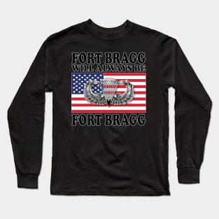 Fort Bragg- Jump Wings Long Sleeve T-Shirt